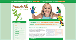 Desktop Screenshot of beanstalks-childcare.co.uk